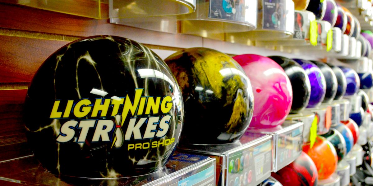 Lightning Strikes Pro Shop Bowling Ball
